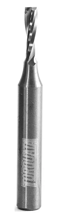 Torquata Spiral Upcut Router Bits 1/4in Shank - High precision C4 micro grain carbide spiral geometry