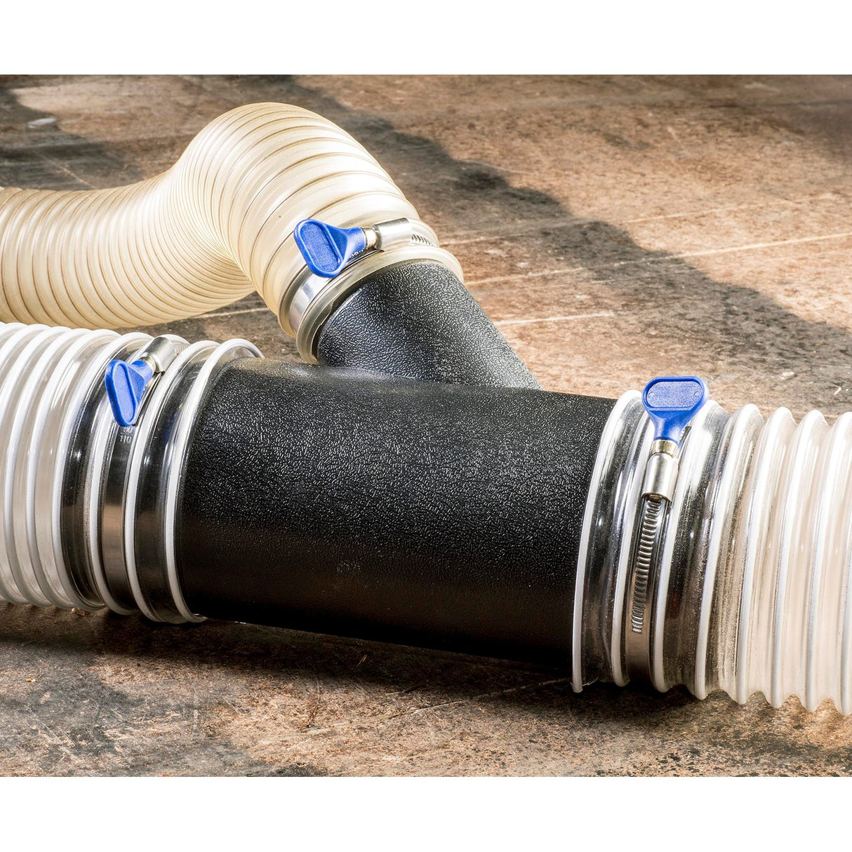 Sherwood Y-Connector Reducer for 4in to 2in Dust Extraction Hose