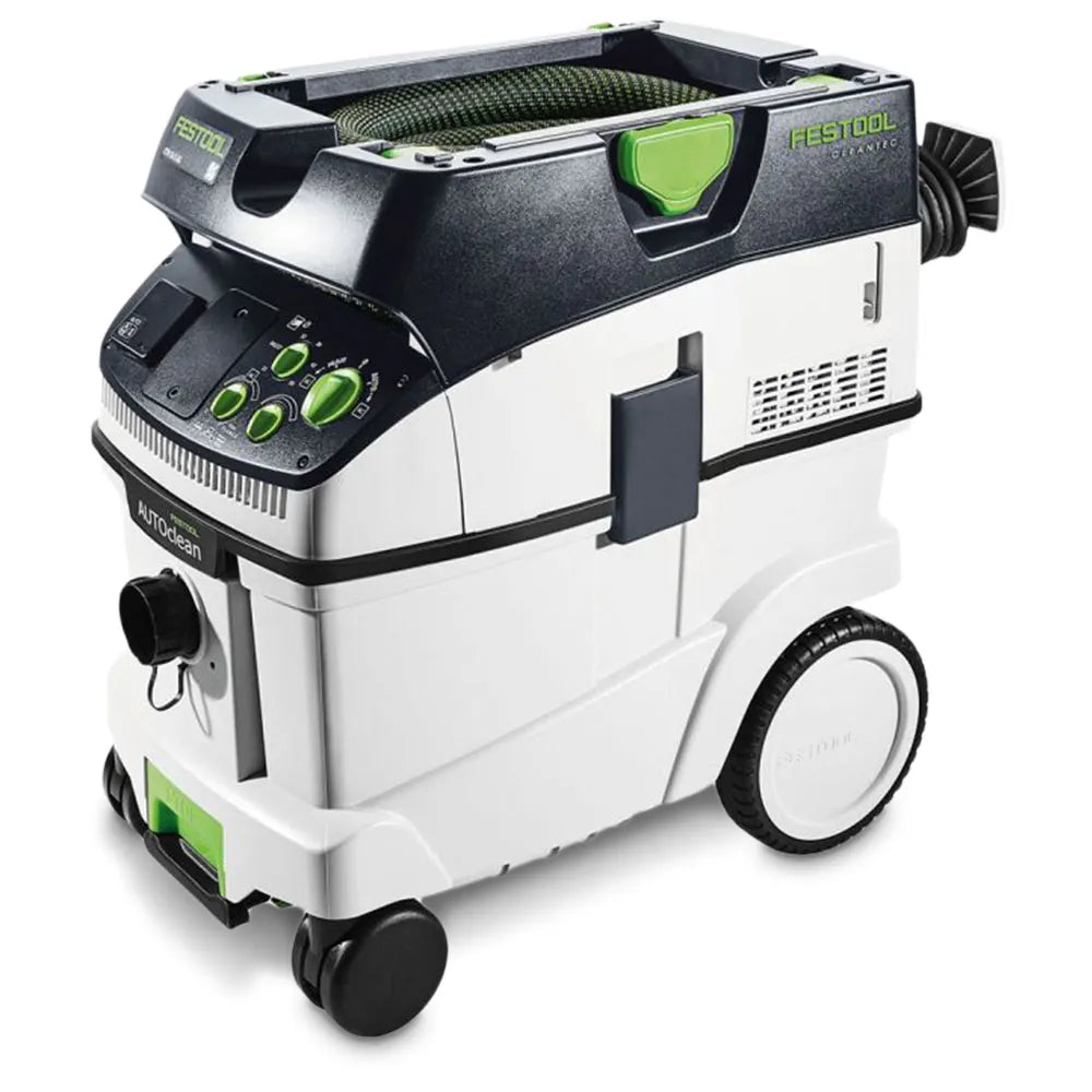 Festool CTM 36L M Class Autoclean Dust Extractor in use at construction site
