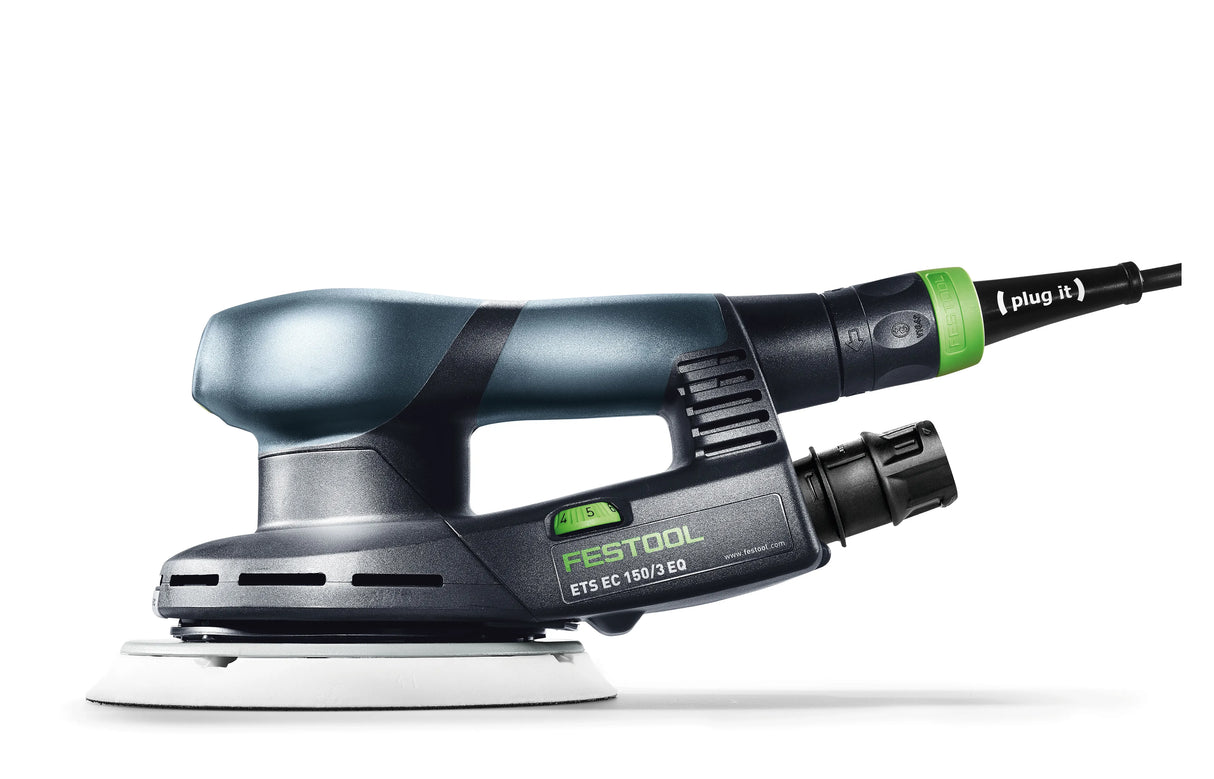 Festool ETS EC 150mm Brushless Random Orbital Sander in Systainer, compact design for fine sanding tasks