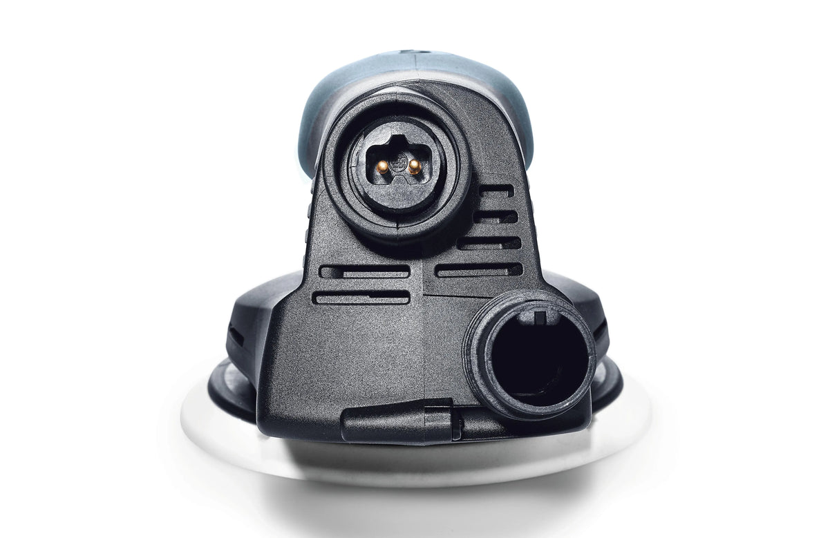 Festool ETS EC 150mm Brushless Random Orbital Sander in Systainer, showcasing compact design and efficient sanding capabilities