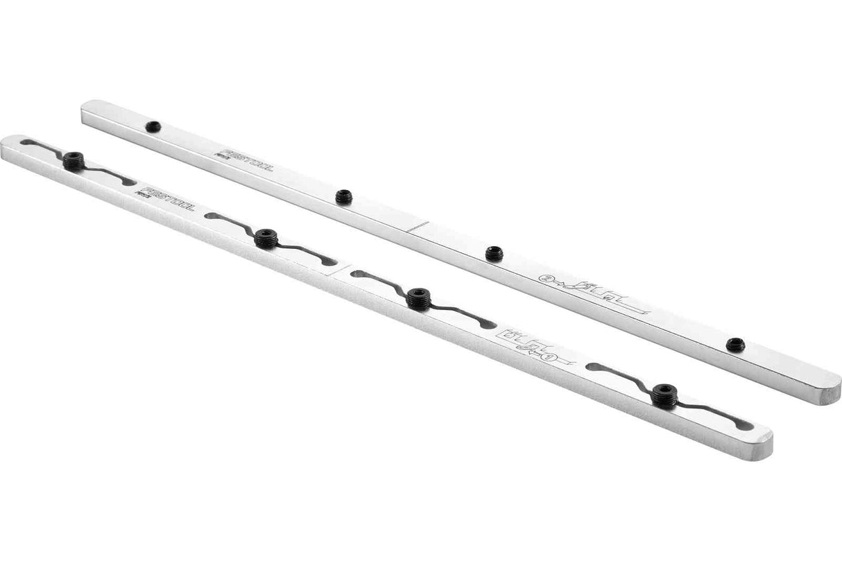 Festool FS Guide Rail Joiner Set in use, connecting guide rails seamlessly