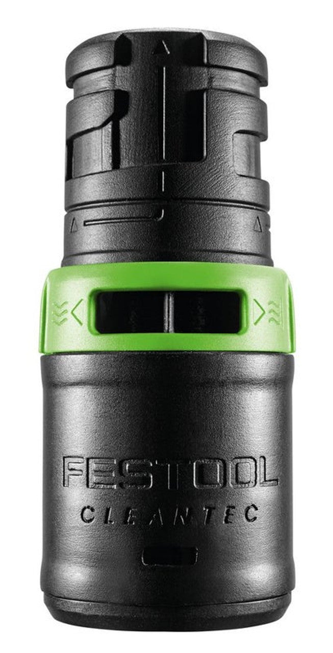 Festool Anti Static Connecting Sleeve with Bypass for Extractor D 27mm, bayonet fitting securely connects hose to power tool extractor