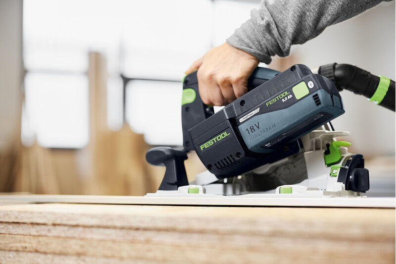 Festool 18V Li-Ion 8 Ah Airstream Battery - High power for extended runtime and durability