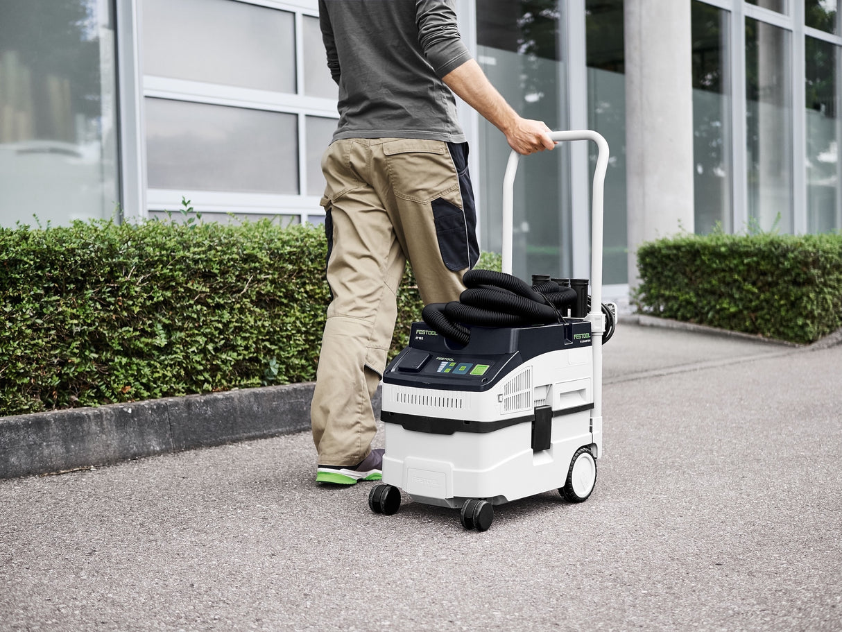 Festool CT 15L HEPA Class Dust Extractor with 15L container volume for efficient cleaning on construction sites and workshops