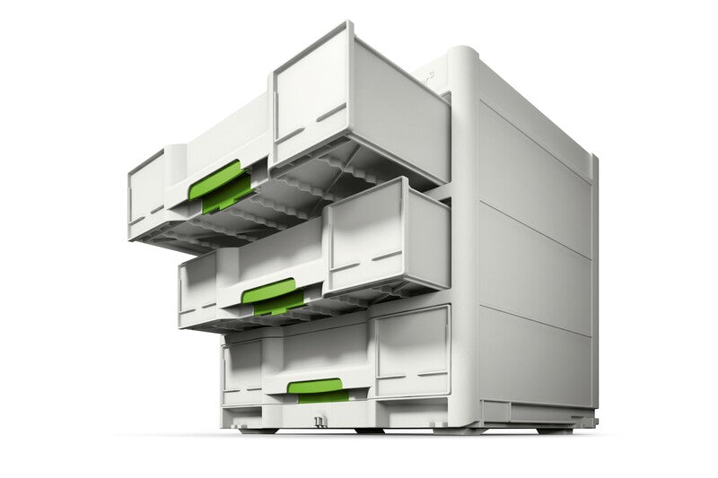 Festool Systainer3 SORTAINER 3 Drawer Storage Box with drawers for accessory organization
