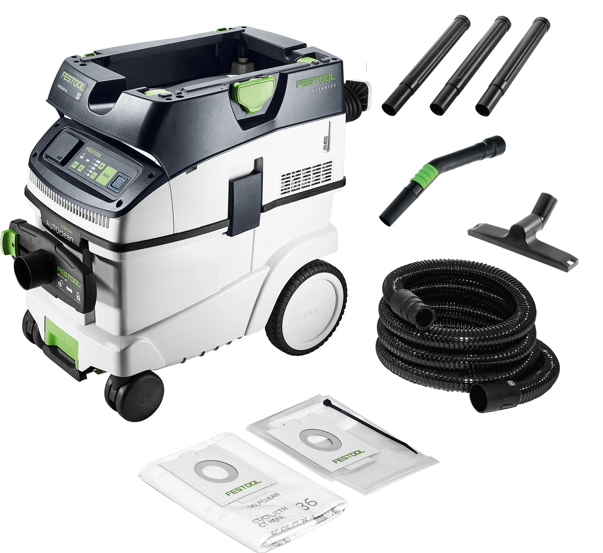 Festool CTM 36l M Class EI PLANEX Autoclean Dust Extractor