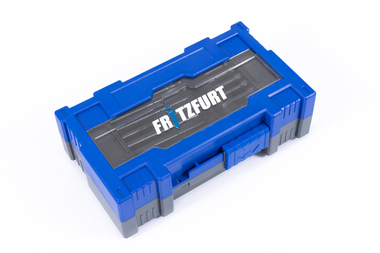 Fritzfurt Set of 23 Impact Driver Bits made with S2 & CR-MO Steel, suitable for heavy-duty applications