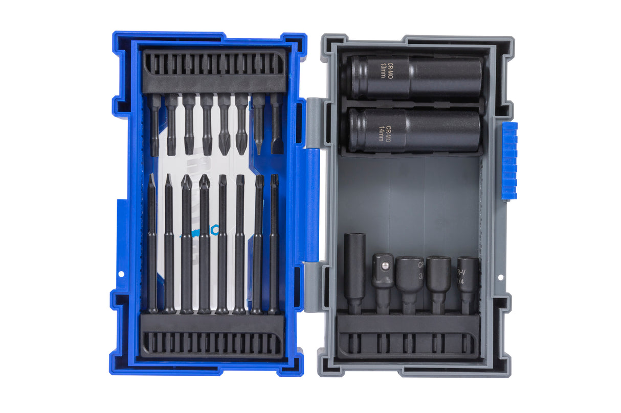 Fritzfurt 23-piece Impact Driver Bits Set with S2 & CR-MO Steel - Precision driving for various screw heads