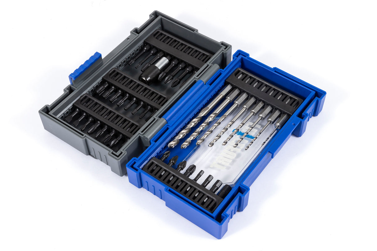 Fritzfurt Set of 40 Impact Driver Drill Bits S2 & HSS Steel in action