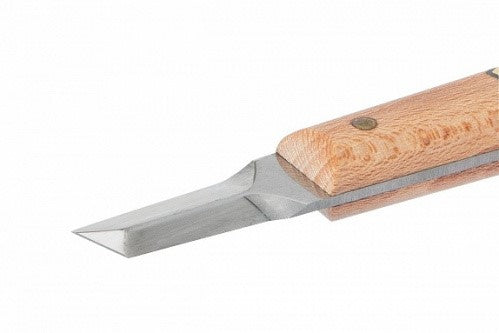 Kirschen Two Cherries 3361 Chip Carving Knife with Straight Blade and Hornbeam Handle, 3 Cutting Edges - Australian Woodworking Tools Store