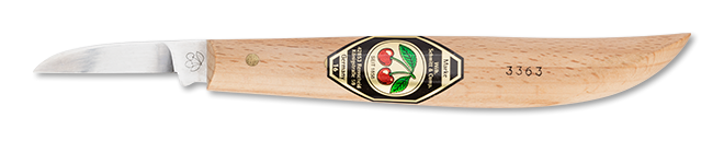 Kirschen Two Cherries 3363 Chip Carving Knife 35mm - Hornbeam Handle, German Steel Craftsmanship
