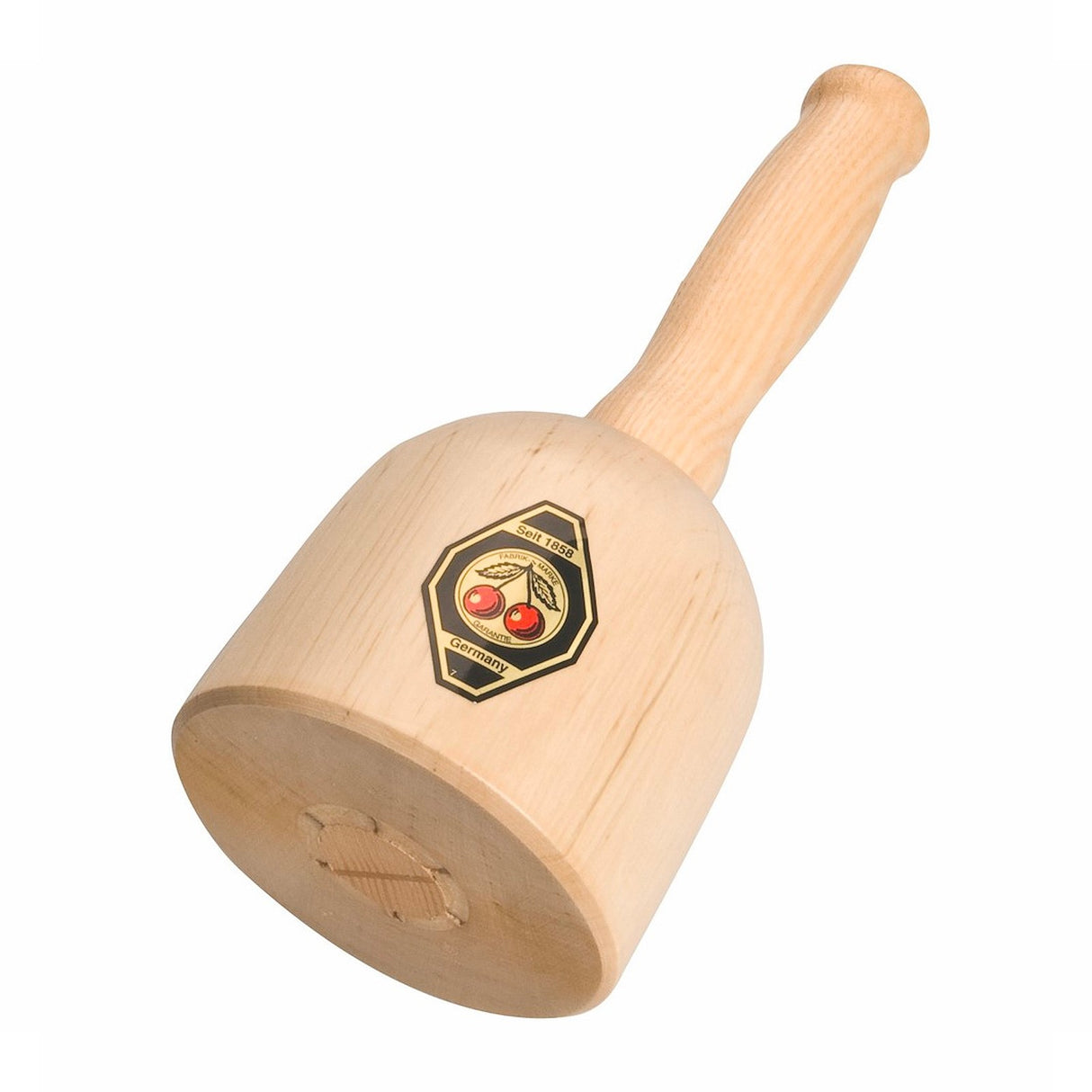 Kirschen Two Cherries Ash Mallet with Hornbeam Head, ideal for timber carving, durable and comfortable design