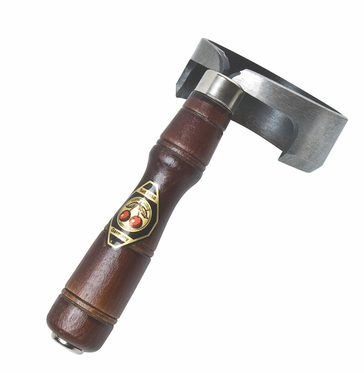 Kirschen Two Cherries Large Scorp 75mm Diameter woodworking tool with tightly curved blade for hollow carving