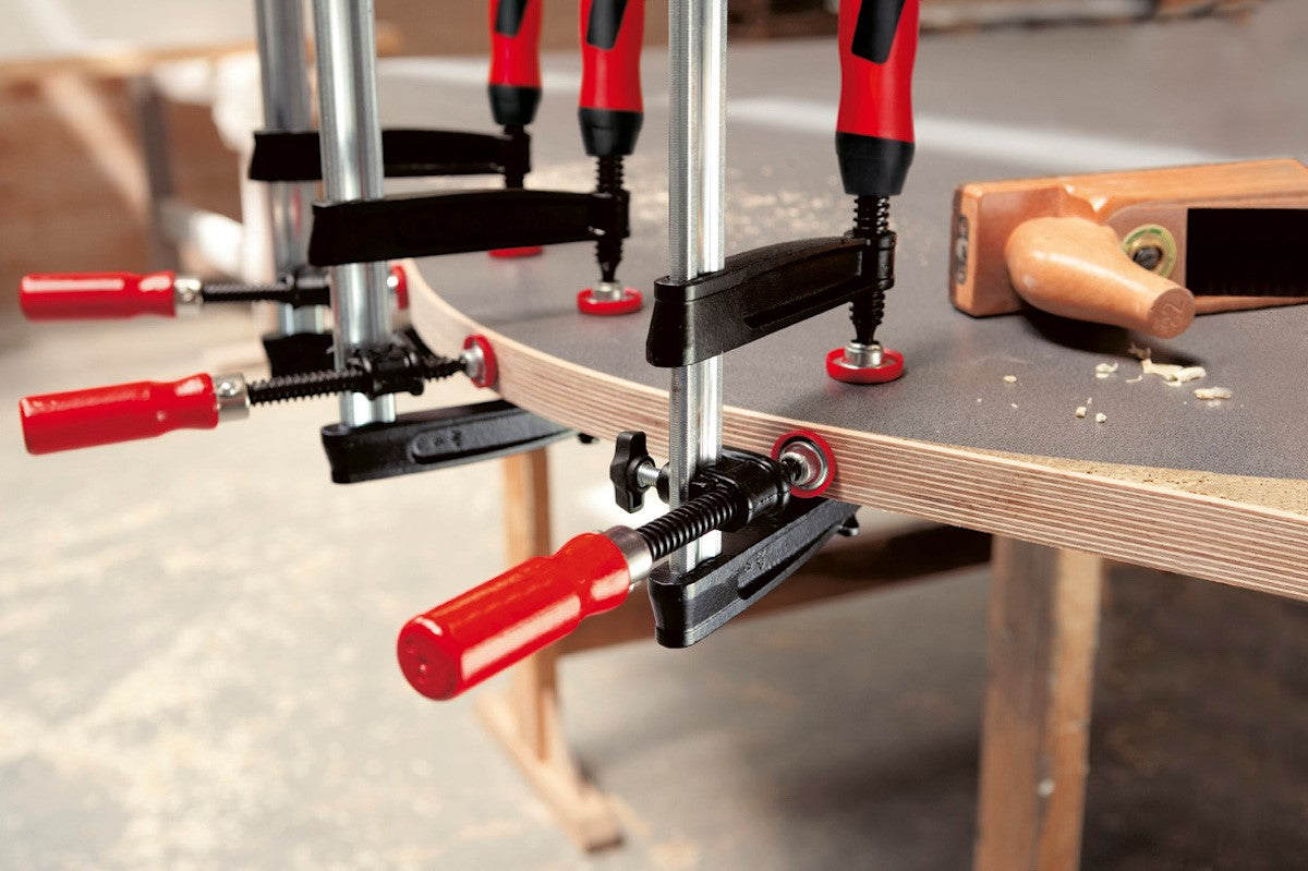 Bessey Single Screw Edge Clamp for Edge Banding on Woodworking Bar
