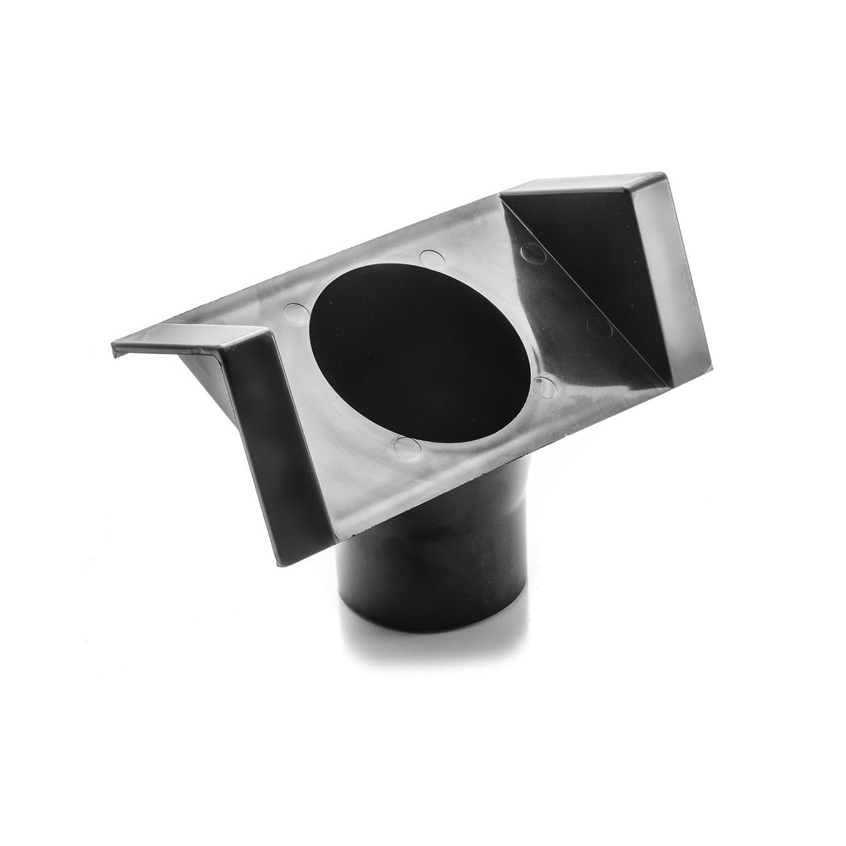 Sherwood right-angle dust extraction outlet for woodworking machinery with universal fit and large collection mouth area