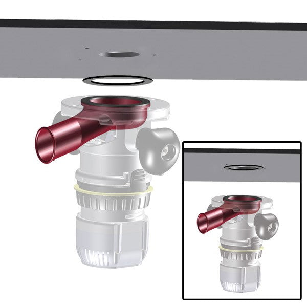 Milescraft DustRouter Dust Collection system mounted on router table, reducing over 90% of dust