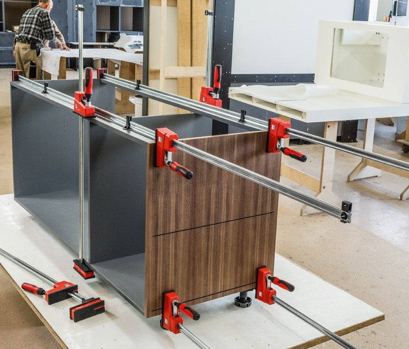 Bessey K-Body Revo Parallel Clamp 300mm in action on woodworking project