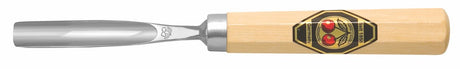 Kirschen Two Cherries #10 Long Bent Gouge Wood Carving Chisel in Remscheid Germany, showcasing superior craftsmanship and quality steel