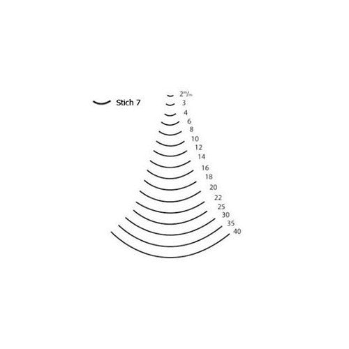 Kirschen Two Cherries #7 Bent Gouge Wood Carving Chisel with Octagonal Hornbeam Handle, steel hoop on 25mm size