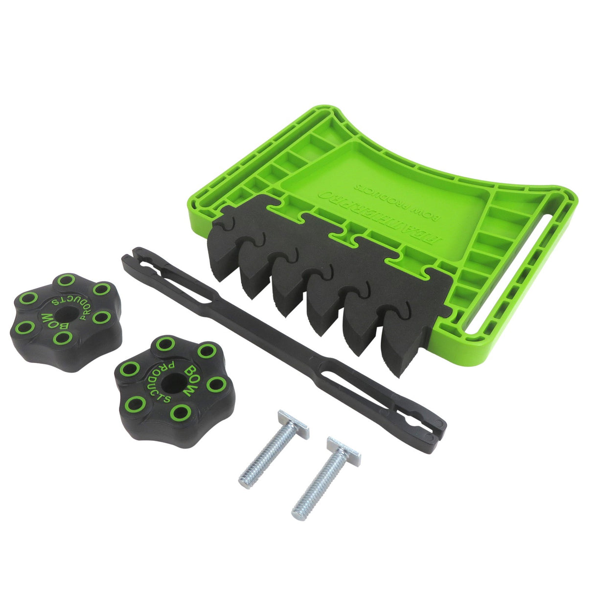 BOW Products FeatherPRO Featherboard Safety System showing EVA feathers for improved performance and safety