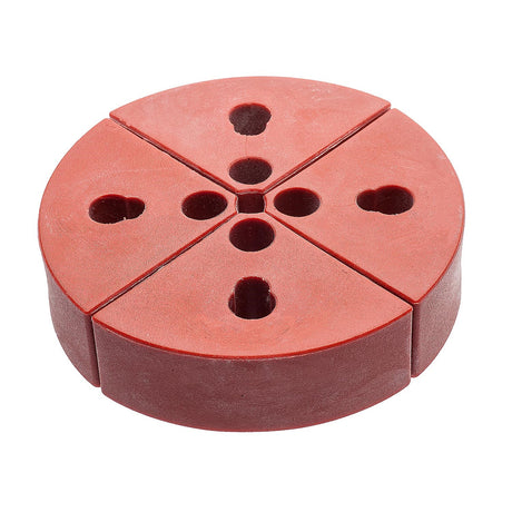 Soft nylon Torquata jaws for 100mm scroll chuck on wood lathe, markless holding for woodworking customization