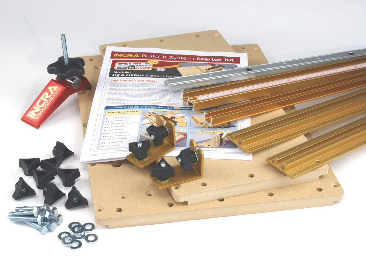 Incra Build-It System Starter Set: Versatile jig & fixture platform for woodworking