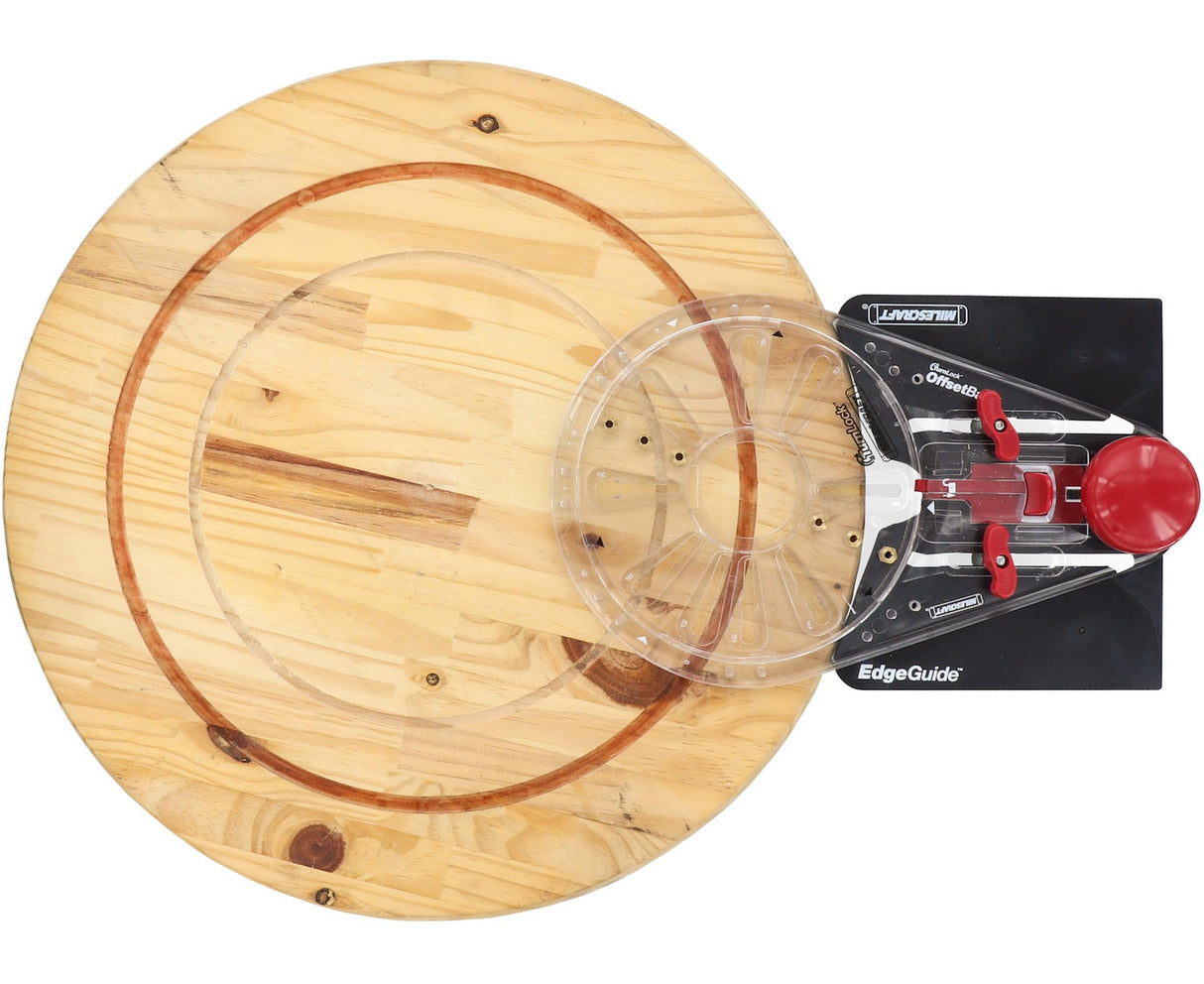 Milescraft Edge & Mortice Guide for woodworking routers in action