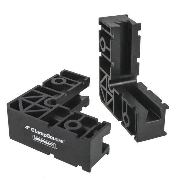 Milescraft Set of 2 4in Clamp Squares, securing woodworking projects at a perfect right angle