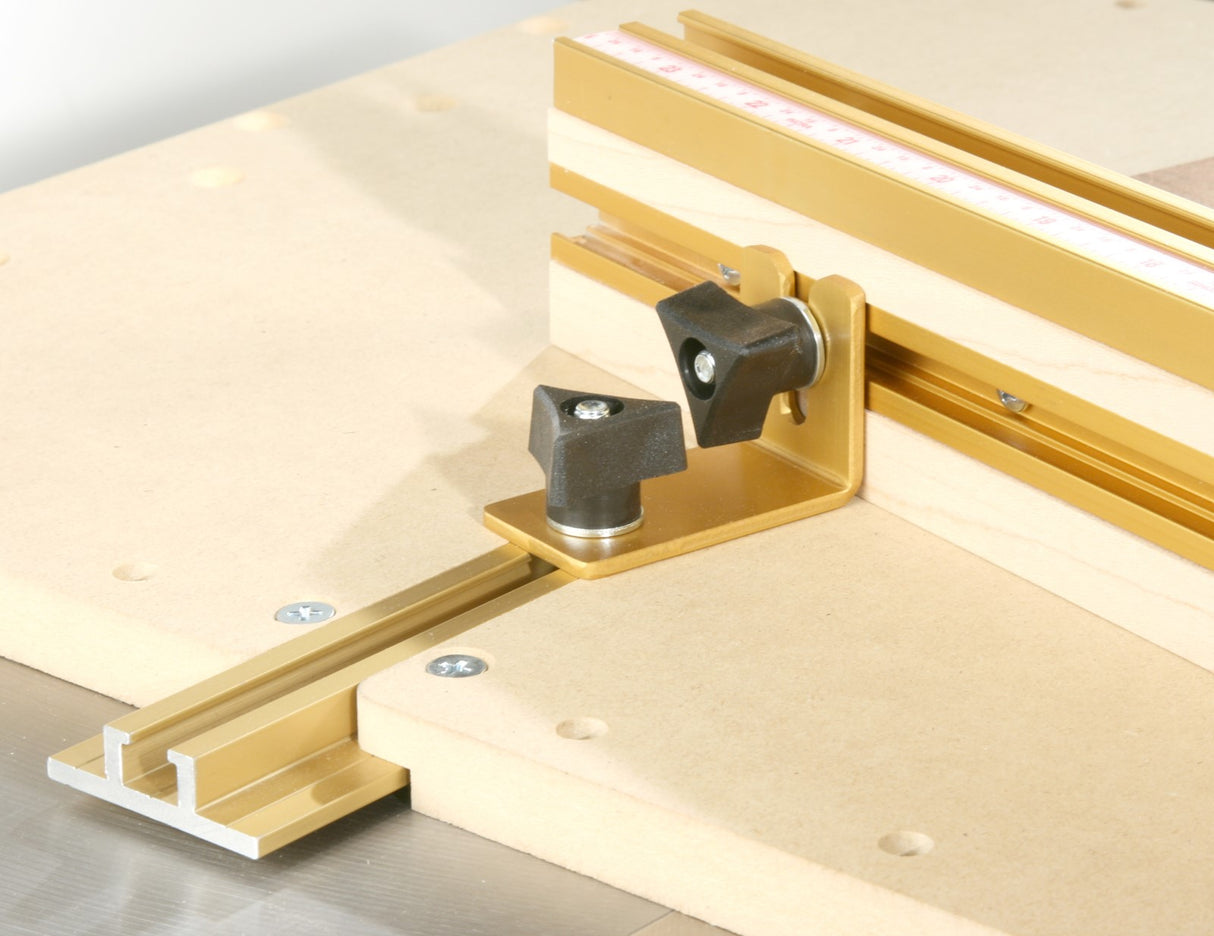 Incra Build-It System Connector Brackets: Right angle aluminium bracket for T-slot connections and jig attachments