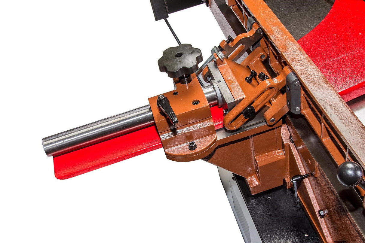 Sherwood 8in Wedge Bed Jointer Planer cutterhead detail