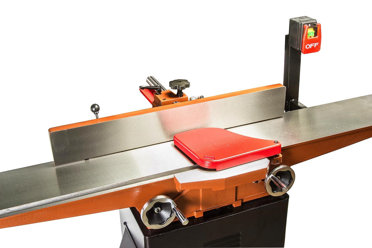 Sherwood 8in Wedge Bed Jointer Planer with extended in-feed fence and 2HP motor