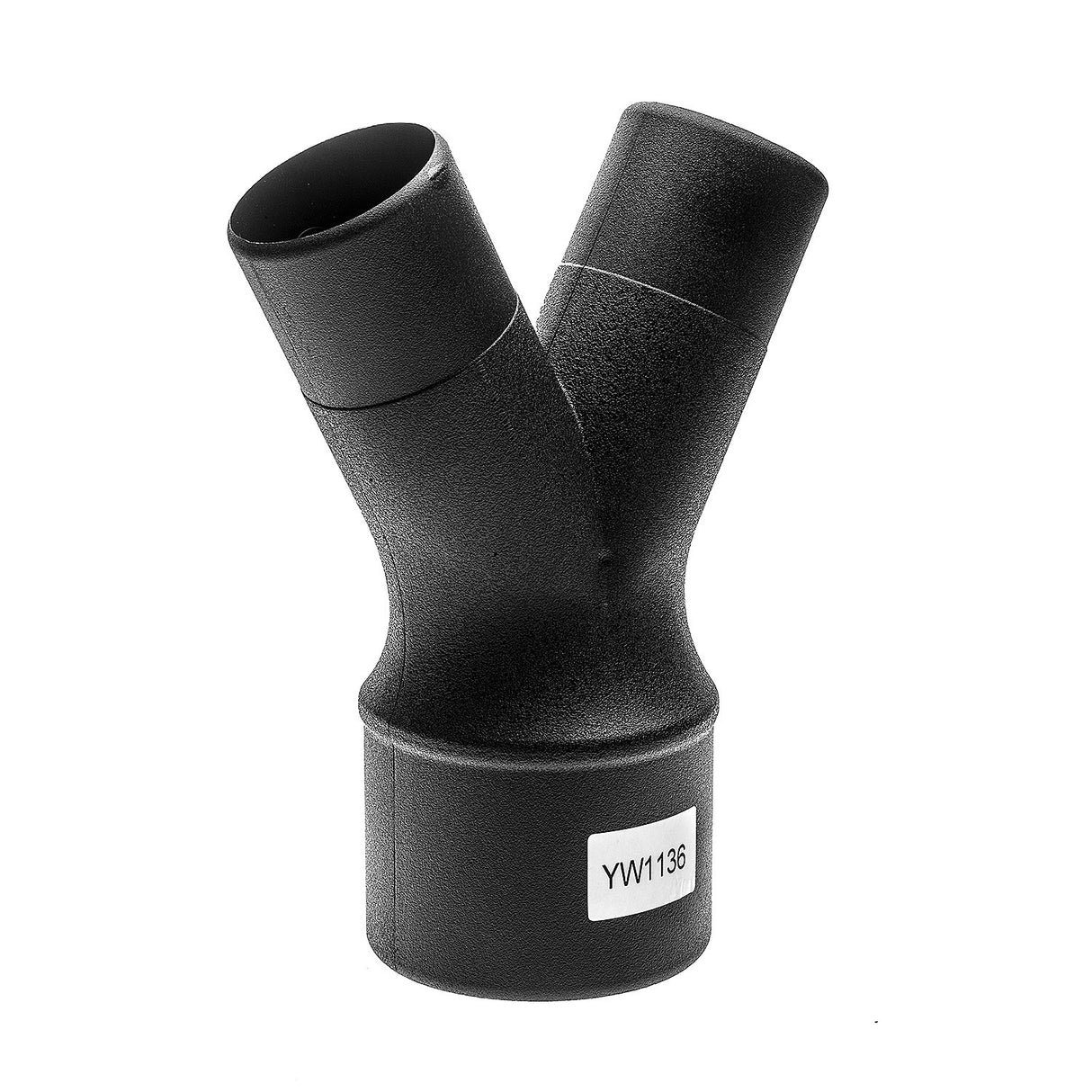 Sherwood Y-Connector Twin Outlet Reducer for 4in to 2 1/2in hoses, ideal for connecting dual machines in close workshop setup