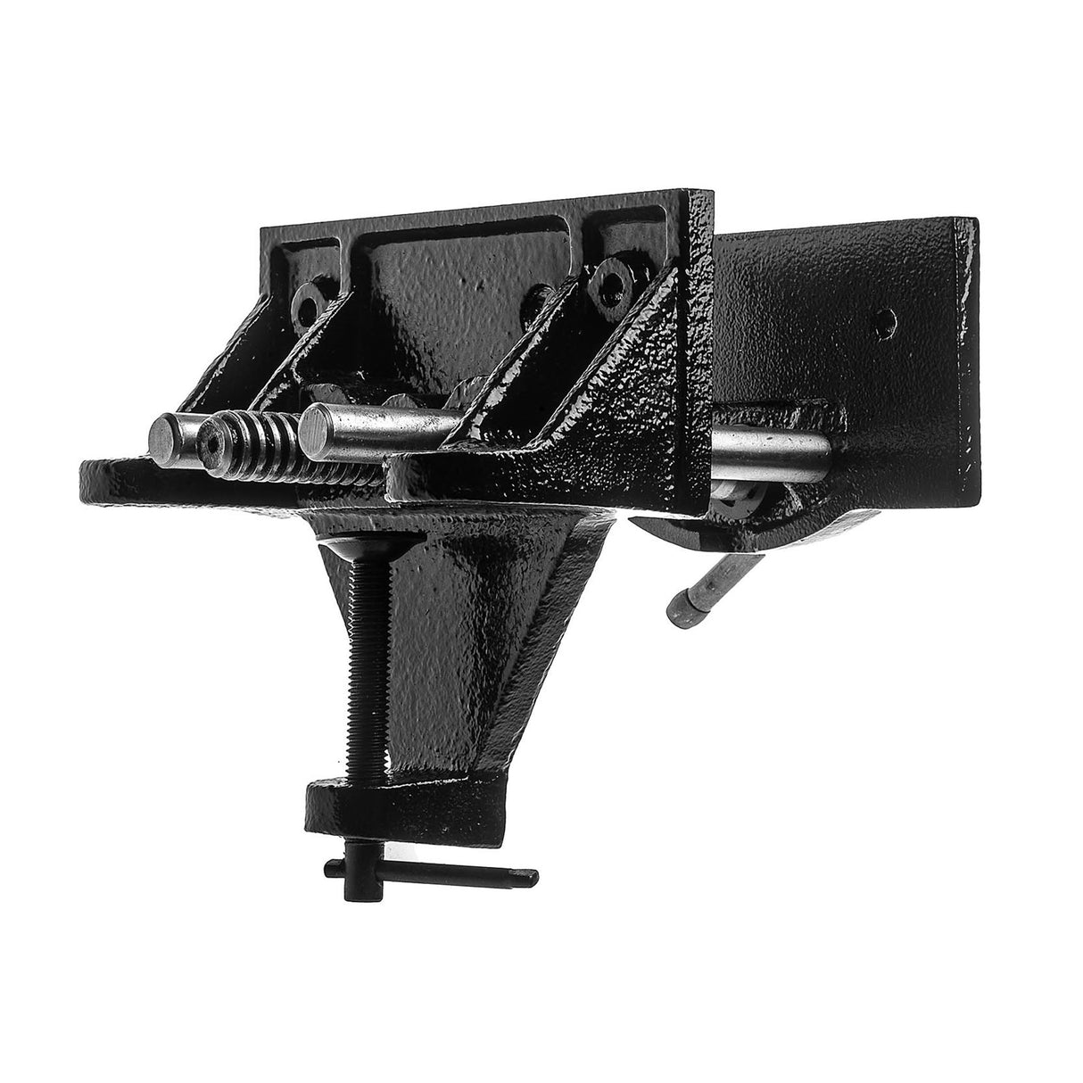 Portable 6in x 4 1/2in cast iron woodworking vice by Torquata, suitable for small tasks and portability