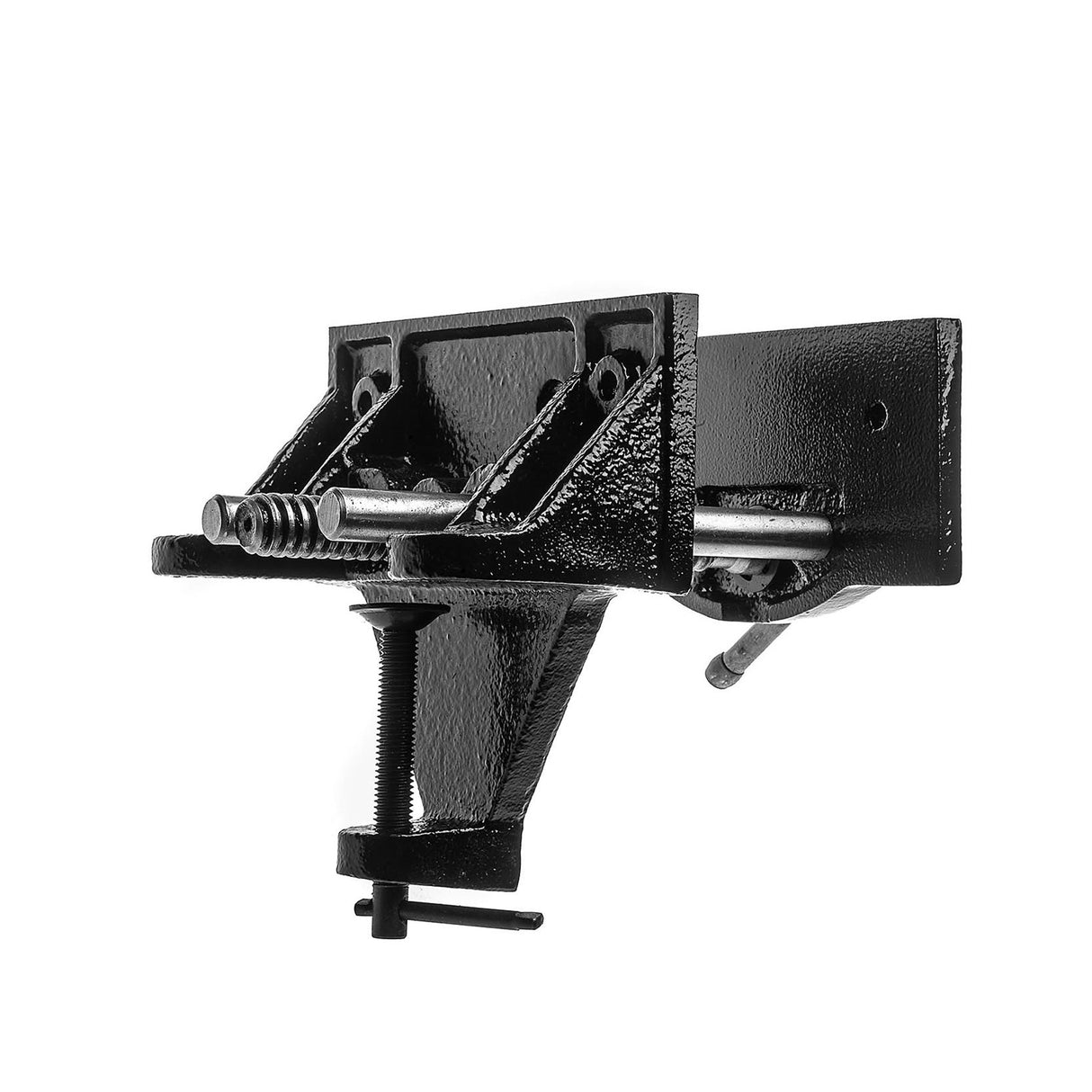 6in x 4 1/2in portable woodworking vice, ideal for smaller tasks, made of cast iron