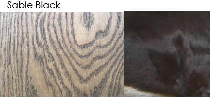 Whittle Waxes Evolution Colour Stain Sable Black application on wood surface