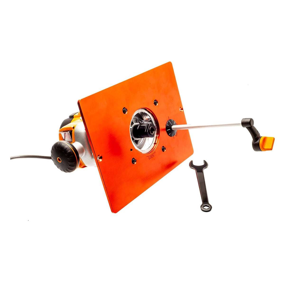 Sherwood Router Mounting Plate pre-drilled for Triton TRA-001, ideal for woodworking applications