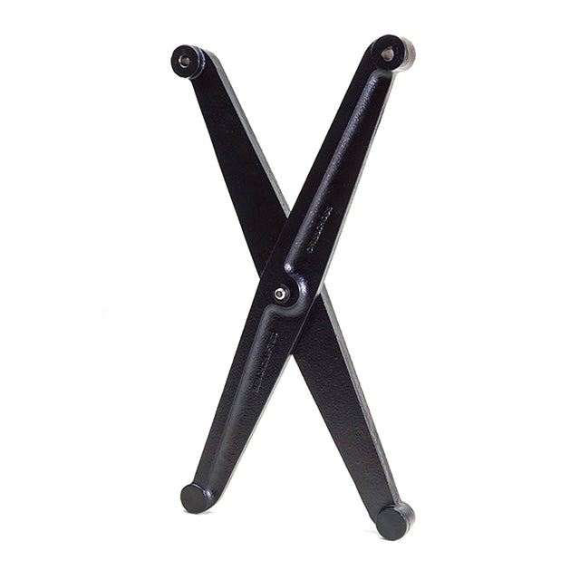 Benchcrafted Solo Criss Cross Leg Vice mechanism on woodworking bench