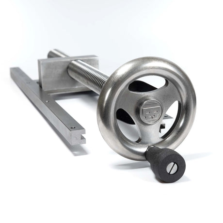 Benchcrafted Hand Wheel Tail Vice with Machined Finish in Australian woodworking tools store