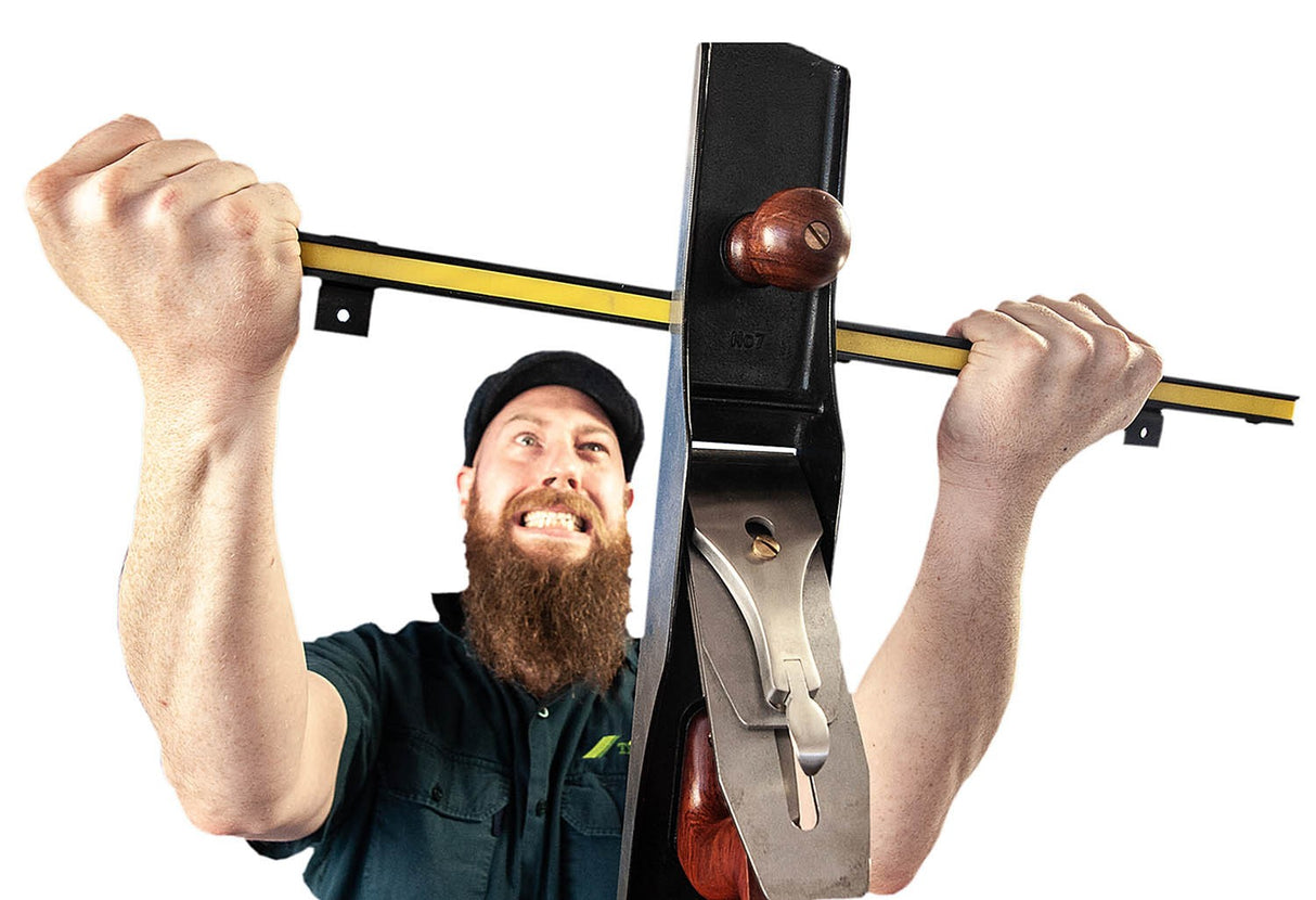 Baladonia Magnetic Tool Holder securely holds plane on MTH24