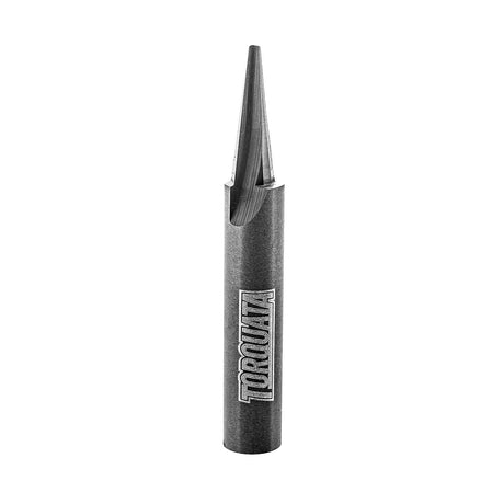 Torquata V Groove Router Bit 7.5 Degree Angle 1/4in Shank in action on wood surface