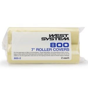 West System 180mm Epoxy Resin Roller Covers pack of 2 for smooth application