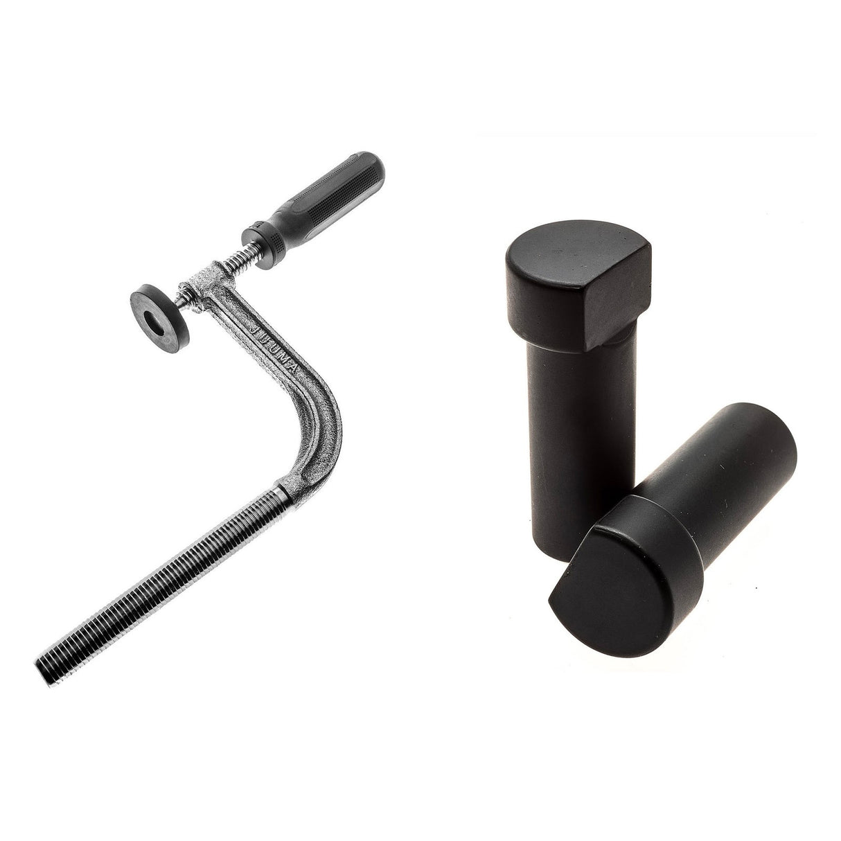 Torquata Workbench Holdfast & Dog Kit with tight-fit alloy surface dogs, essential workshop accessory by Australian brand Torquata