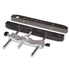 MPOWER CRB7 Deluxe Set showcasing versatile router jig with hinge lock and flute jig accessories