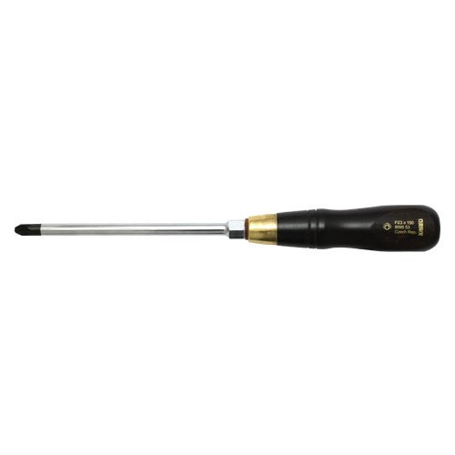 Narex PoziDriv Screwdriver with parallel flanks and blunt tip for enhanced torque and engagement