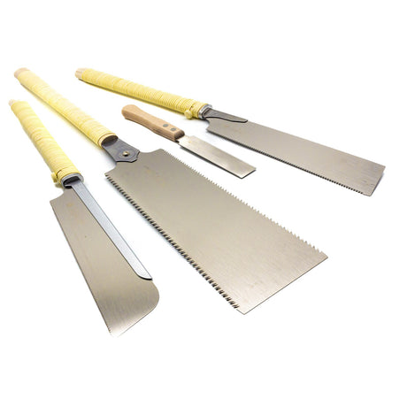 Razorsaw Japanese Saws Woodworkers Shop Set of Four Ryoba Dozuki Kataba Flush Cut Kit woodworking tools store Australia