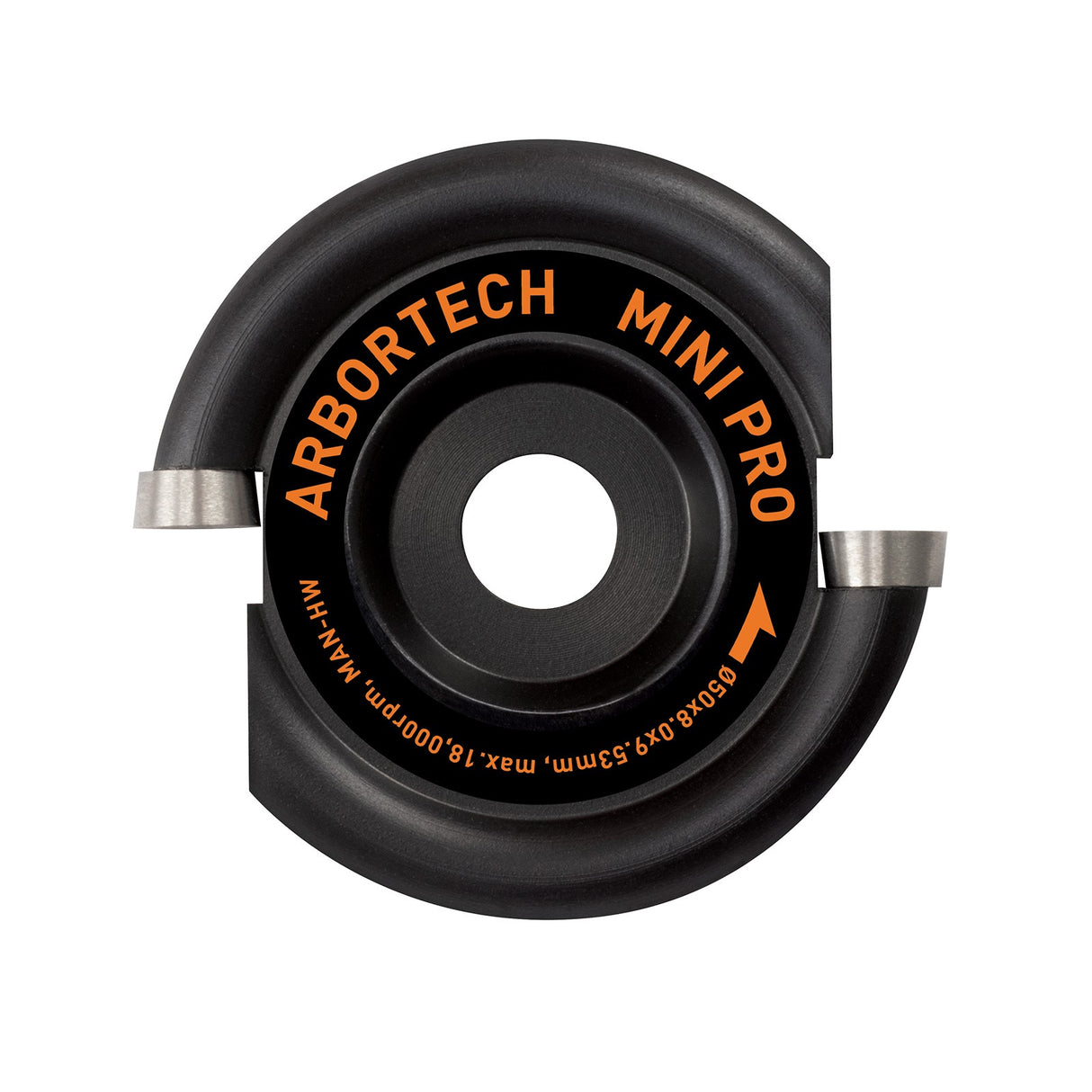Arbortech Mini Pro Blade for Mini Carver, 50mm with uniform cutting teeth, smooth cutting action