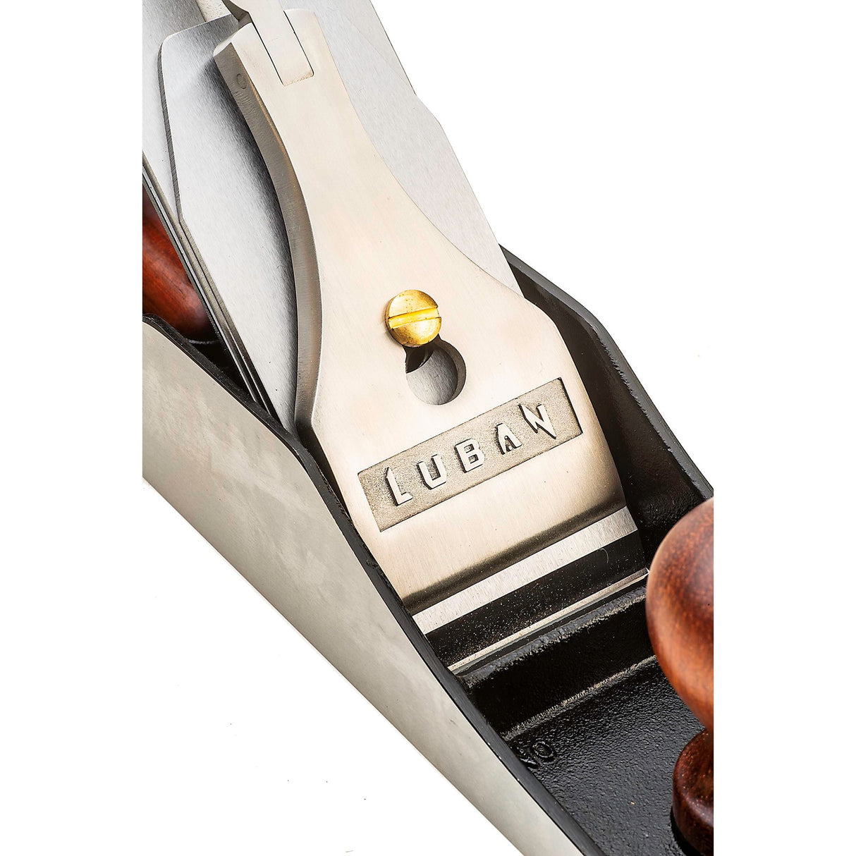 Luban No. 5 1/2 Jack Hand Plane shown from a top angle, highlighting its size and design