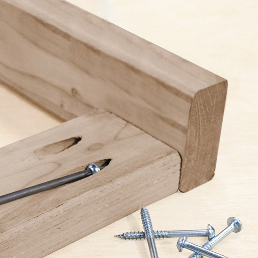 Milescraft Pocket Hole Jig 200 in use, creating precise pocket holes for woodworking projects