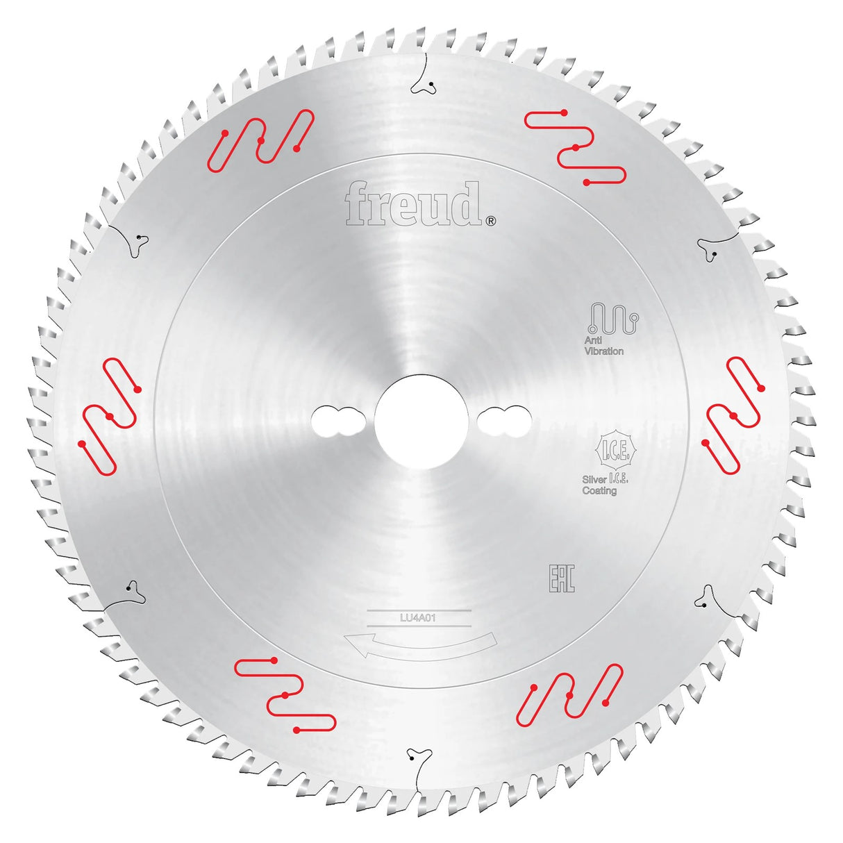 Freud 250mm Plastic Cut Off Saw Blade with Negative Cutting Angle